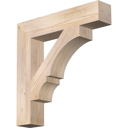 Ekena Millwork Balboa Block Smooth Bracket, Douglas Fir, 5 1/2"W x 30"D x 30"H BKT06X30X30BOA05SDF
